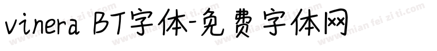 vinera BT字体字体转换